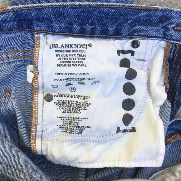 BLANKNYC Pin up high rise jeans size 25 - Picture 6 of 10